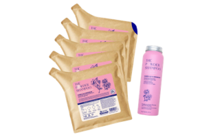 1 Jahr Vorrat (320 Wäschen) Feuchtigkeitsspendendes Shampoo für trockenes & brüchiges Haar Kamille & Geranien