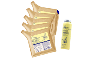 1 Jahr Vorrat (320x Waschgänge) Hydratisierende Volumen-Spülung Für feines, trockenes und dünner werdendes Haar mit Bergamotte und Rosmarin