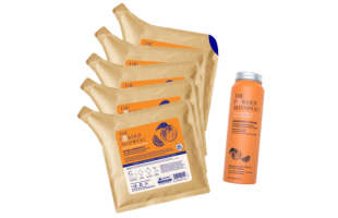 1 Jahr Vorrat (320x Wäschen) - Stärkendes Shampoo für normale und empfindliche Kopfhaut mit Grapefruit & Probiotika