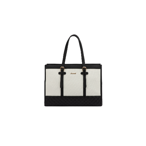 2 Stücke Canvas Laptop Tote Bag, 15,6"
