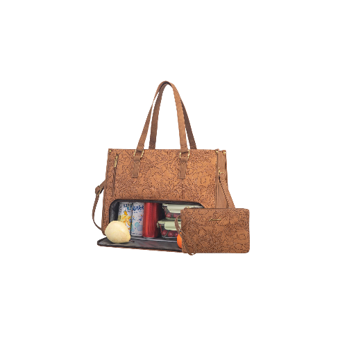 2-tlg. Lunch Tote Schultertasche, 15,6"
