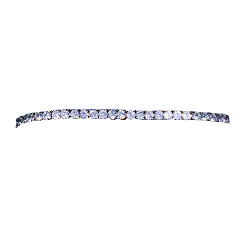 3mm Moissanite Tennisarmband - Silber - D Farbe - VVS1