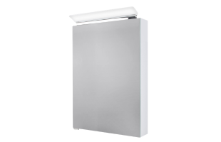 Spiegelschrank 50 cm LED Acryl Aufsatzleuchte doppelseitig verspiegelt
