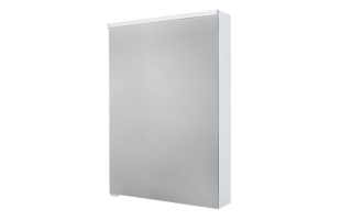 Spiegelschrank 50 cm integrierte MULTI Light LED Beleuchtung Doppelspiegeltür
