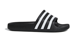 adidas Aqua Adilette Slide Sandal for Men - Core Black