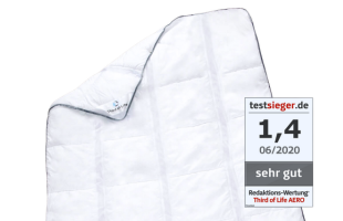 AERO ActiveClima Sommerdecke mit innovativer VentiFill®-Technologie