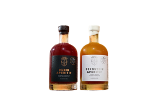 Alkoholfreier Bernstein und Rubin Aperitif