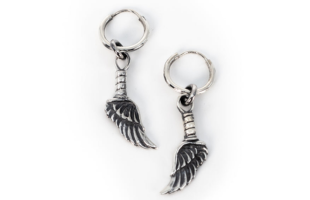 Engel Feder Ohrringe