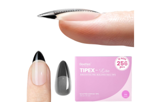 Beetles Tipex Lite Apex Nagelspitzen - Mandelförmig Medium 256 Stück 16 Größen