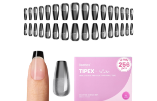 Beetles Tipex Lite Apex Nagelspitzen - Coffin Short 256 Stück 16 Größen