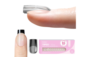 Beetles Tipex Lite Apex Nail Tips - Quadrat Kurz 96 Stück 16 Größen