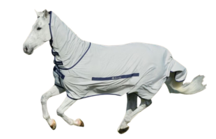 Bucas Sweet-Itch Full-Neck - Silver - Ekzemerdecke