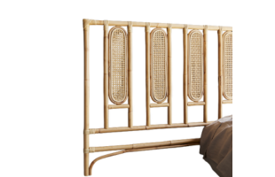 Rattan-Kingsize Kopfteil 63" | Tikamoon Paulette