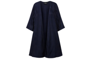 Casual Open-Front Jacket with V-Neck