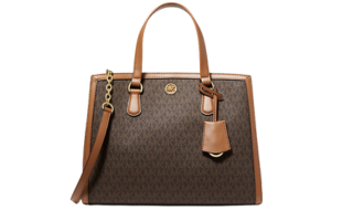 Chantal bag with logo, medium size