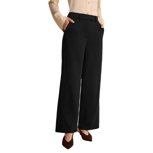 Cicy Bell Womens Black Dress Pants