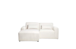 Cillian 2-Sitzer Modulsofa mit Chaiselongue links beige