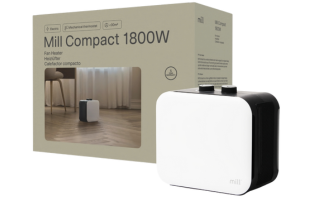 Compact Fan Heater 1800W White