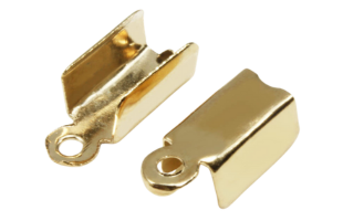 Crimp End Caps 9.5 x 4 mm
