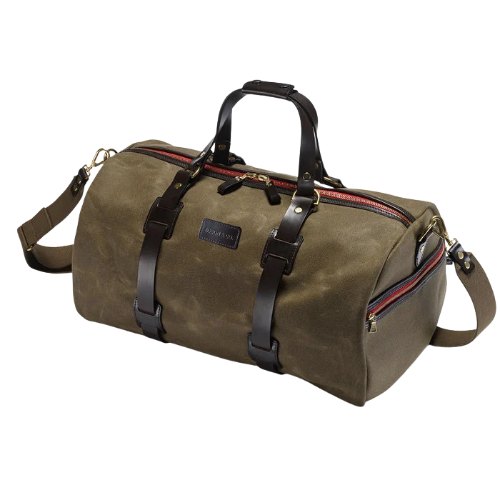 Croots Vintage Canvas Duffle Bag Holdall - Wochenendurlaub - Olive