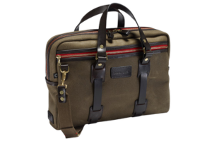Croots Vintage Canvas Laptop Bag - Business Tasche - Olive