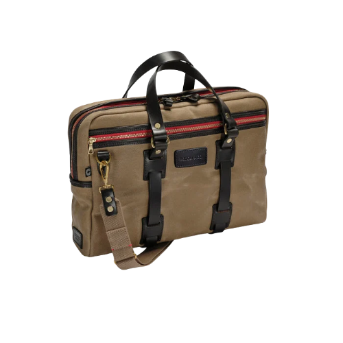 Croots Vintage Canvas Laptop Tasche - Business Tasche - Sand