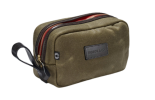 Croots Vintage Canvas Waschbeutel - Olive