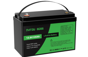 DATOUBOSS 12V 100Ah LiFePO4-Batterie mit 100A BMS Deep-Cycle-Batterie für Wohnmobile und Solaranlagen im Haushalt
