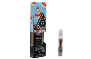Dazed8 - Delta 8 - 510 Cartridge - Wedding Cake - 1G