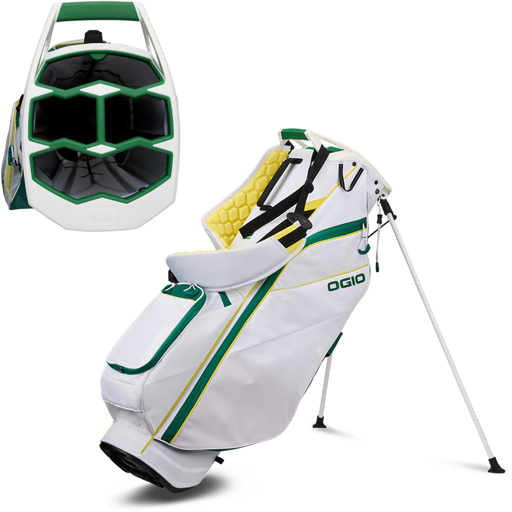 Ogio Fuse Standtasche Weiss/Grün/Gelb