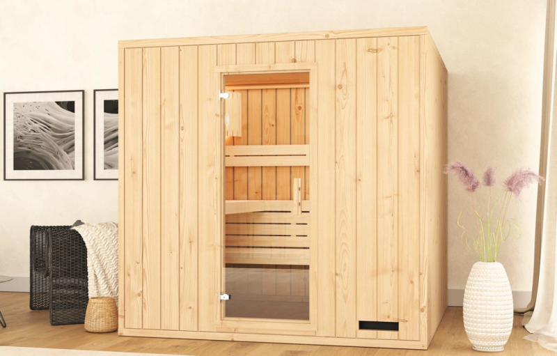 Premium Solid Wood Sauna Tyla Custom Design