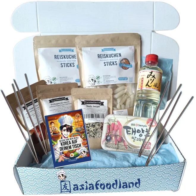Taste of Korea: Basis-Set für Koreanische Rezepte in Geschenkbox