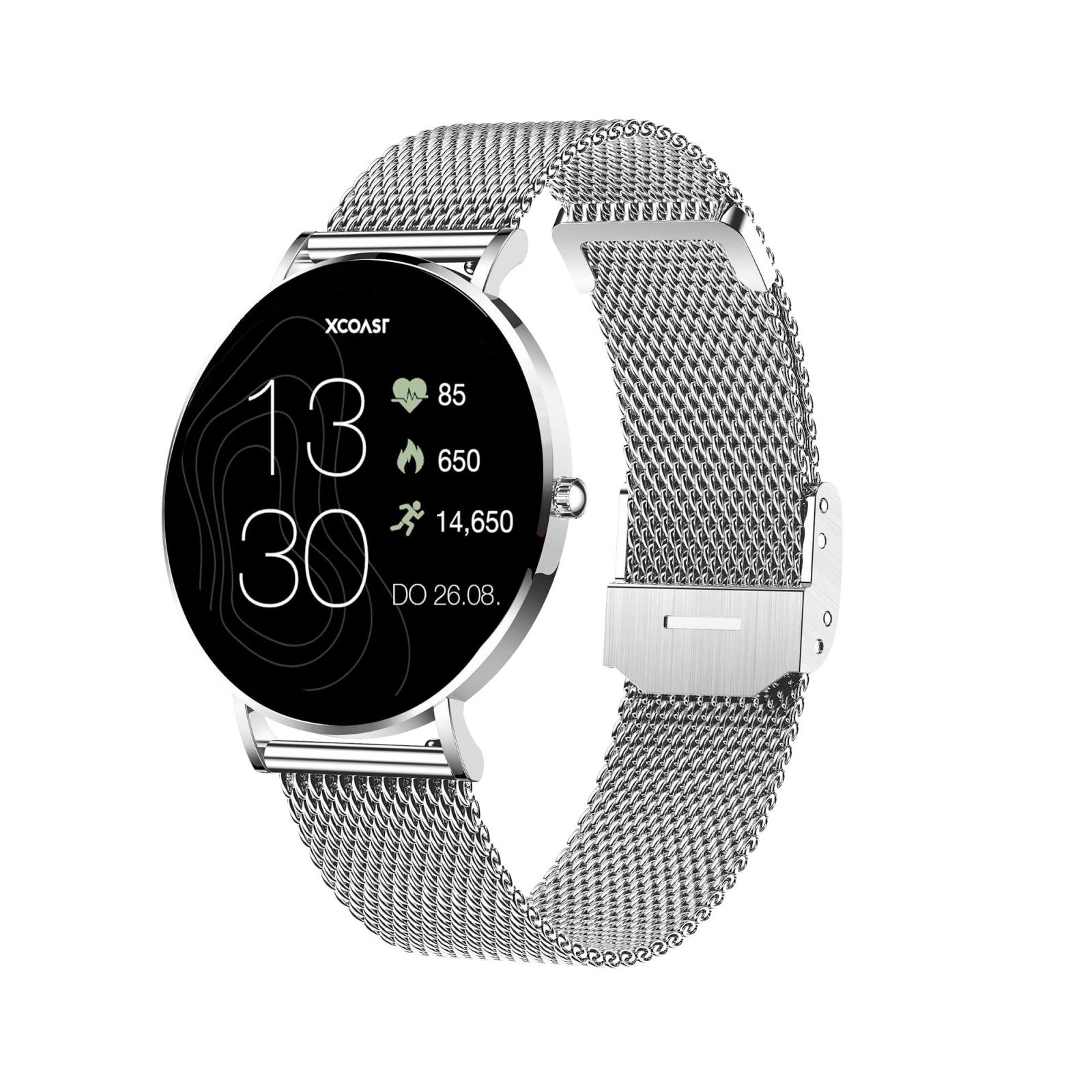 SIONA 2 Damen Sportuhr Topas Silber – Smartwatch mit AMOLED & IP68