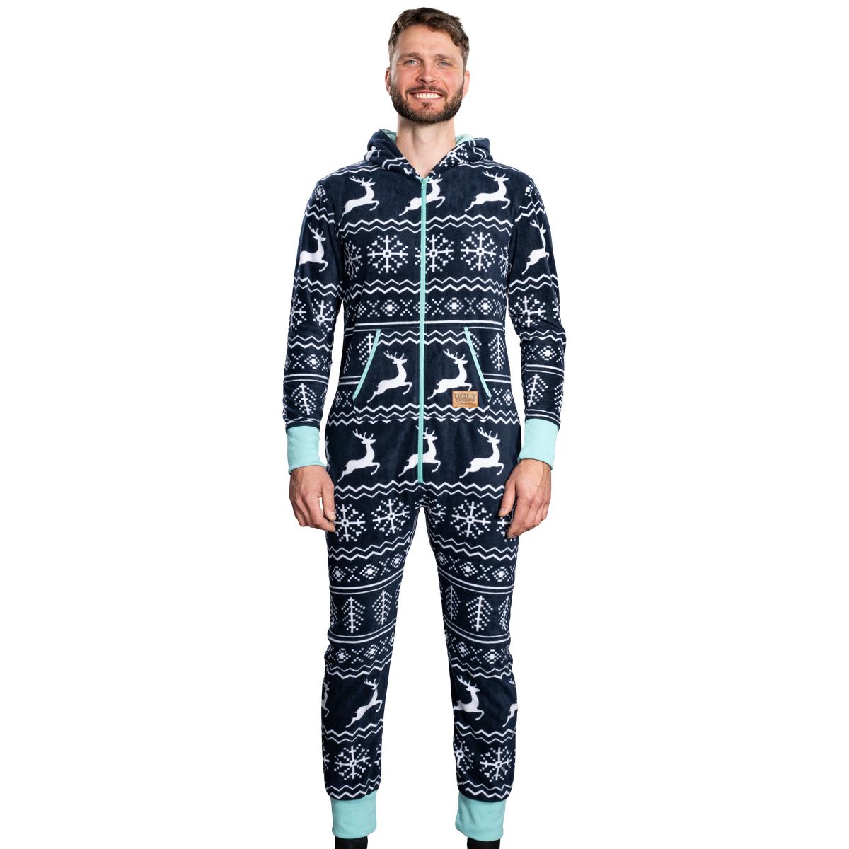 Hässliches Weihnachtspullover Fair Isle Overall Erwachsene Unisex Pyjamas