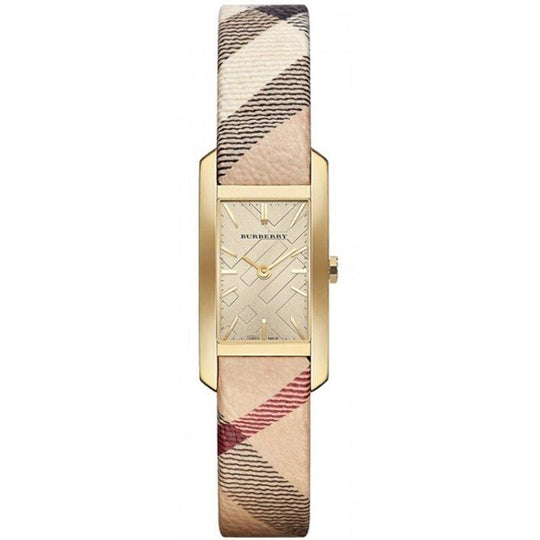 Burberry BU9509 Pioneer Gold ZifferblattGold Ion-plattiert Damen Uhr