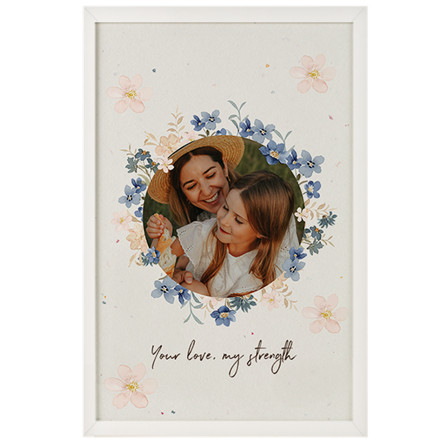 Wreathed in Love Framed Print
