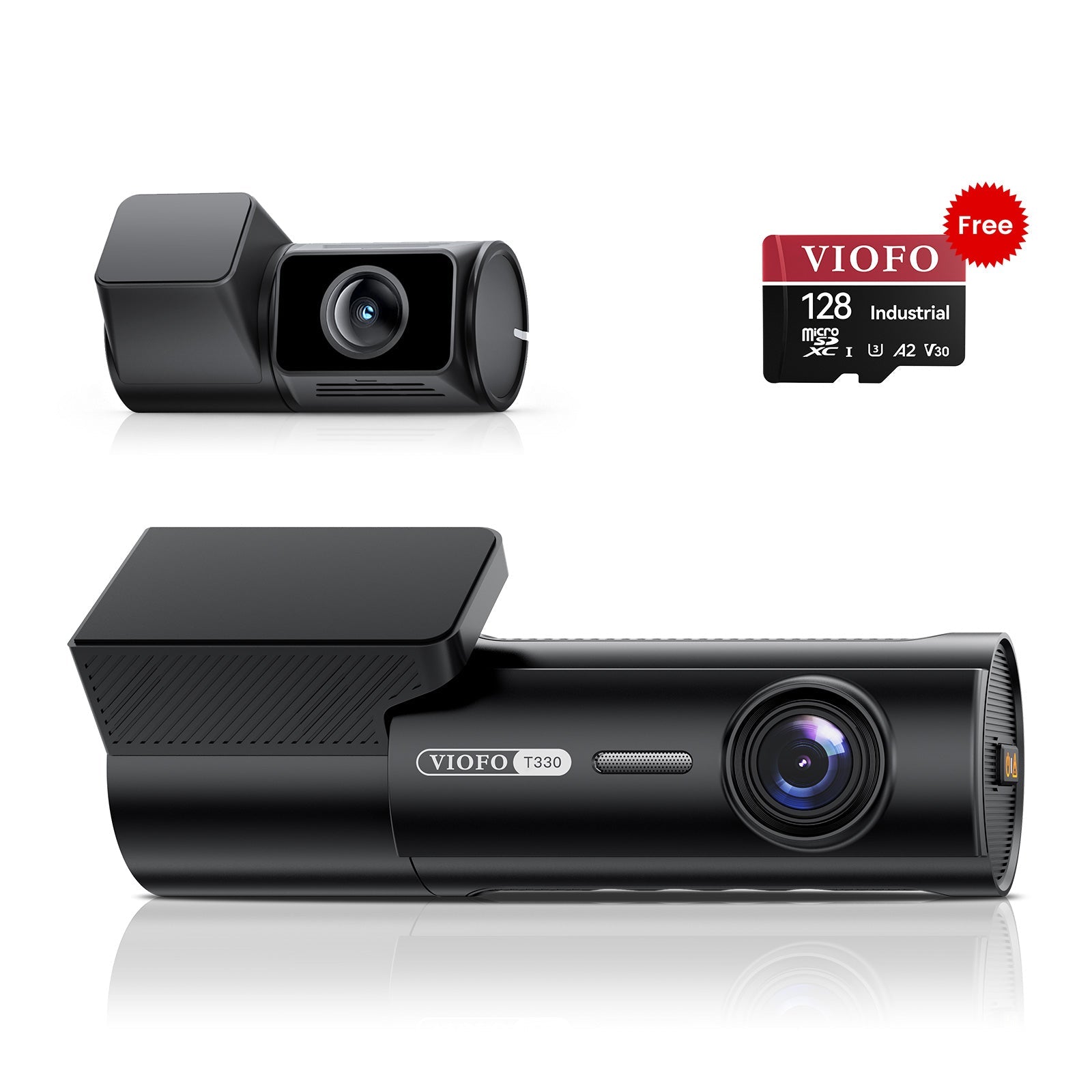 VIOFO T330 2CH 4K 60FPS+2K HDR Dual Dash Cam