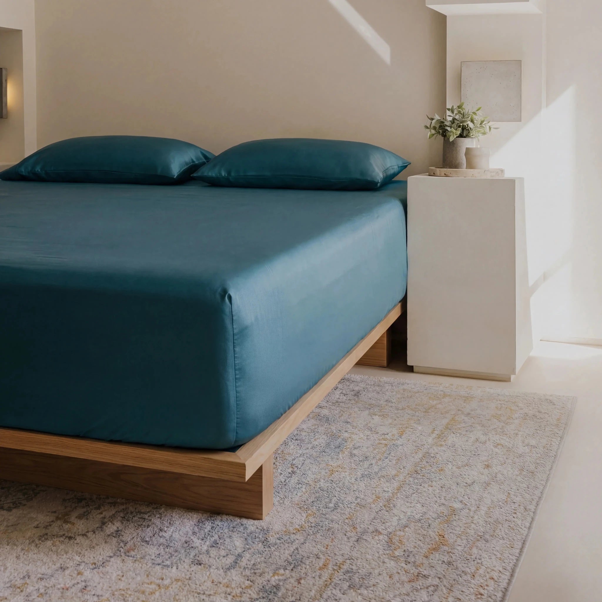 ClassicBreeze™ Kühle Bambus Spannbettlaken, Sturm