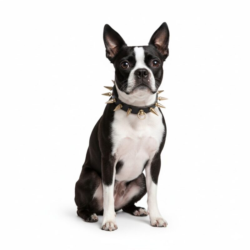 Valor Forged Spiked Halsband für Boston Terrier