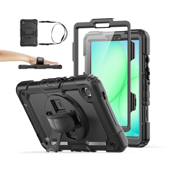 Samsung Galaxy Tab A11 robuster Fall mit verstellbarem Handgurt