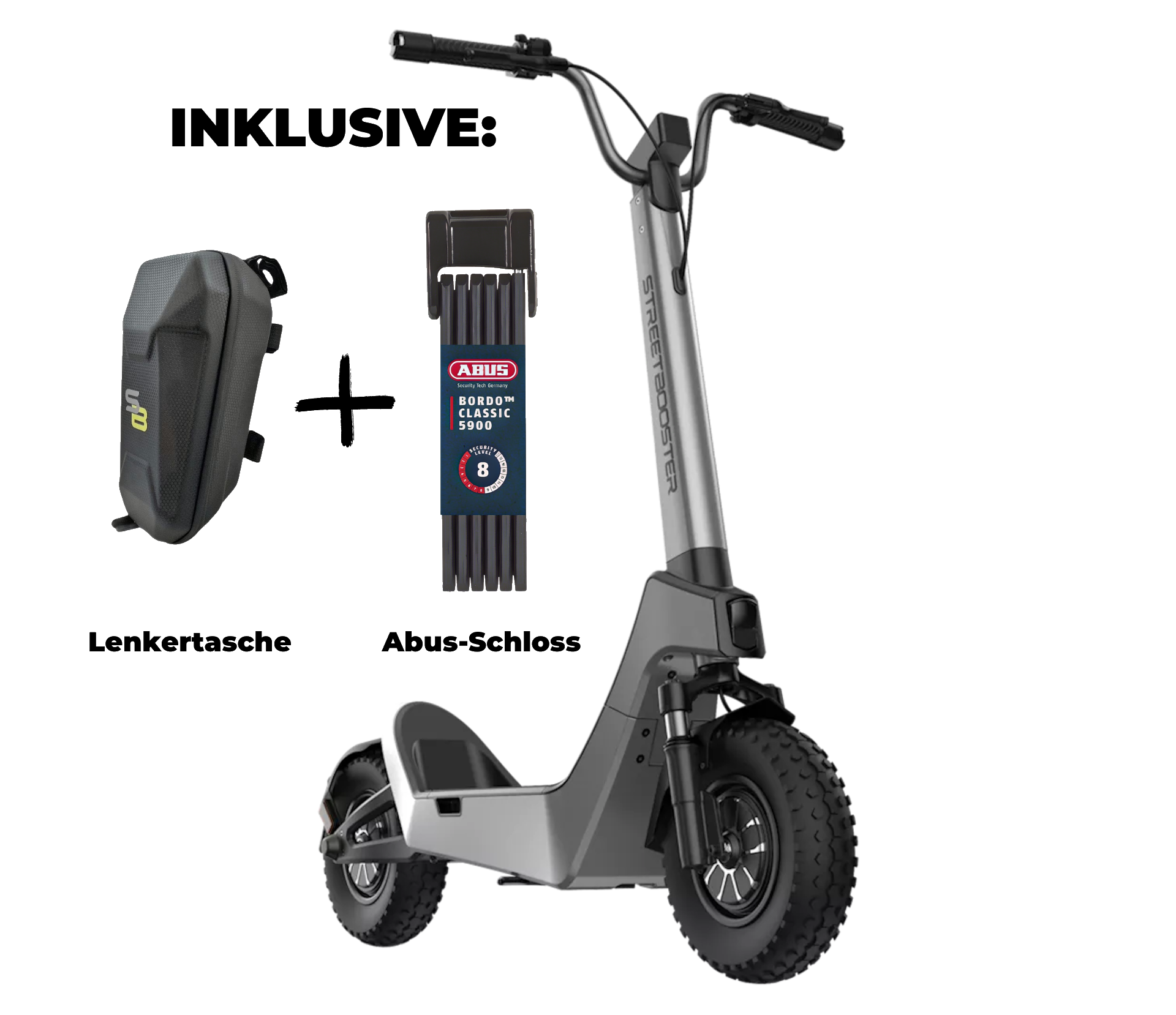 STREETBOOSTER Castor silber