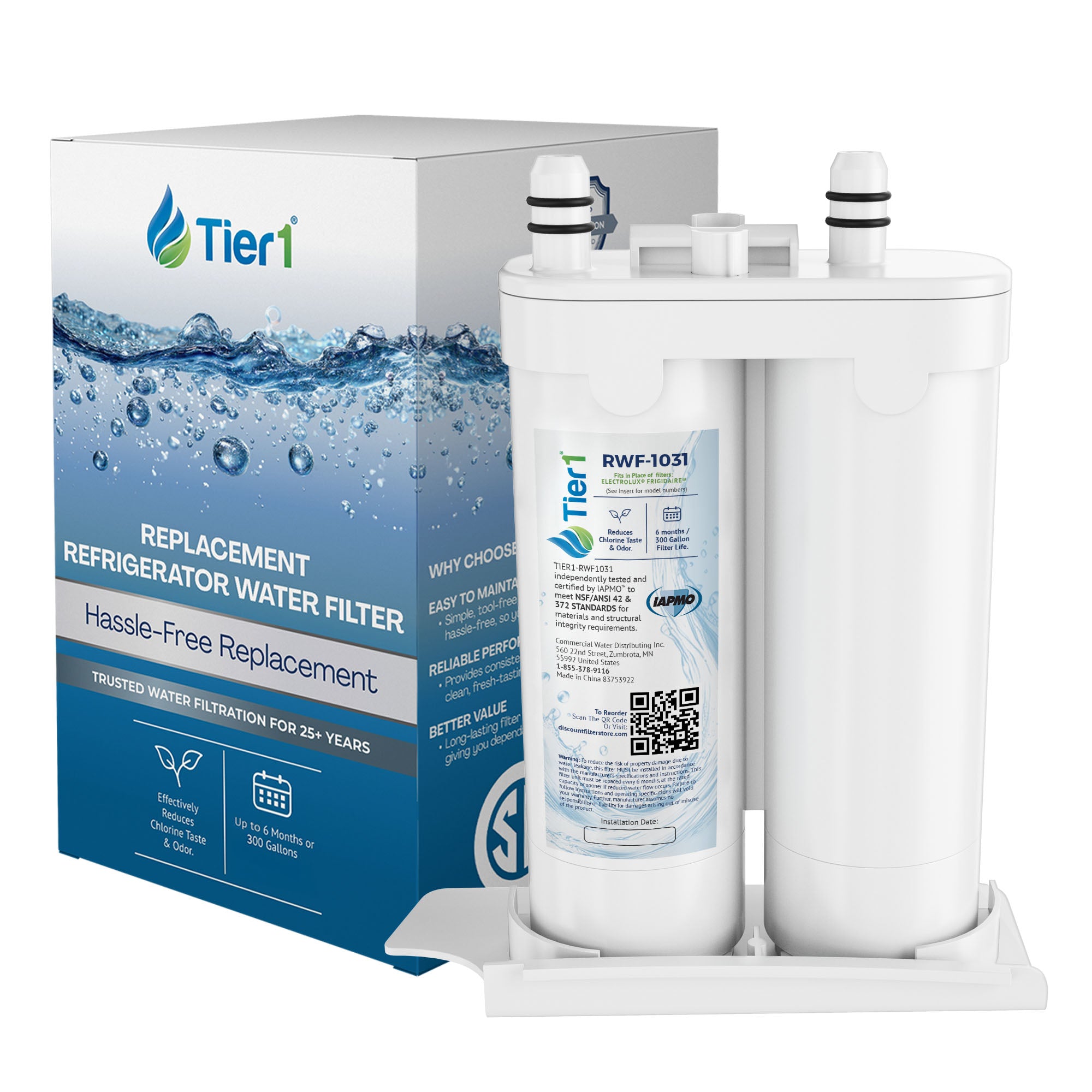 WF2CB Frigidaire PureSource2 Vergleichbarer Kühlschrank-Wasserfilter Ersatz von Tier1