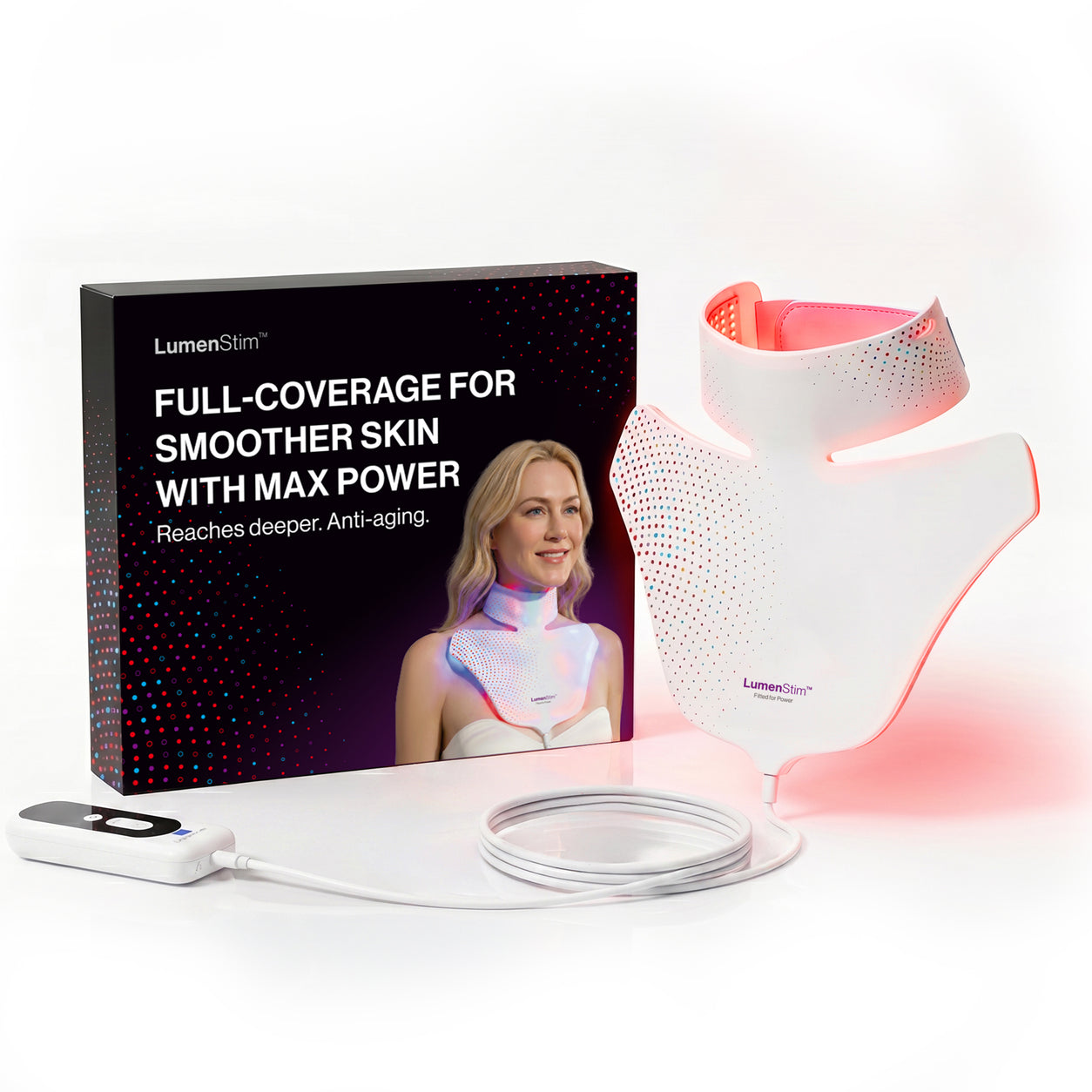LumenStim™ LED Hals- & Dekolleté-Maske