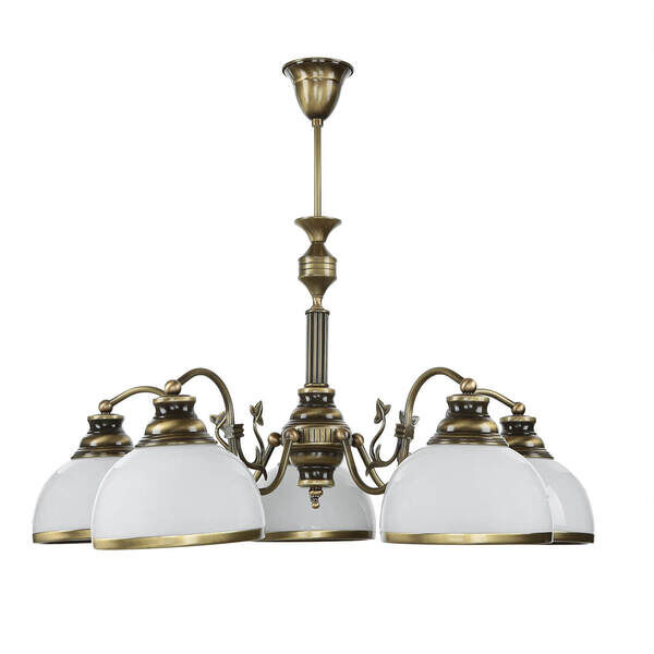 Ceiling light MARLOW antique brass Ø70cm dining table