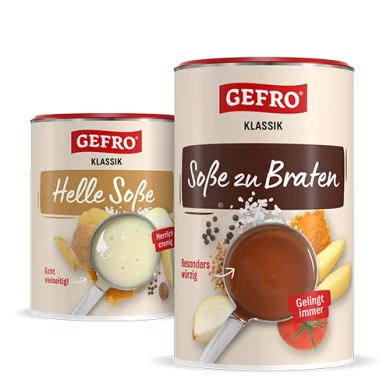 Sauce Duo: Gravy & Light Sauce