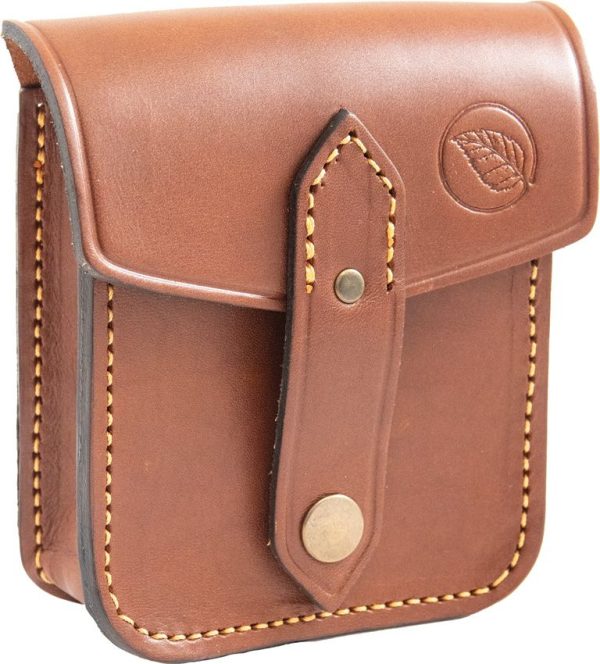 Casstrom Possibles Pouch aus pflanzlich gegerbtem Leder Cognac