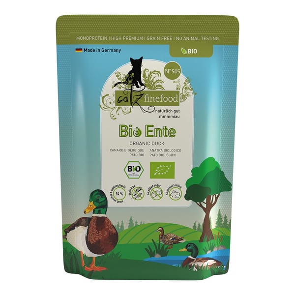 Catz Finefood Bio No.505 Duck Pouch