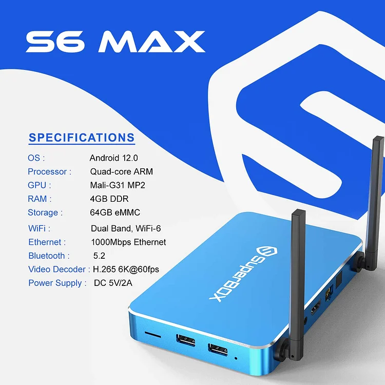 🔥2025 FLASH SALE🔥 SUPERBOX S6 MAX