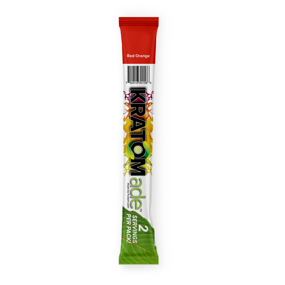 Roter Orange Kratom Getränkemix