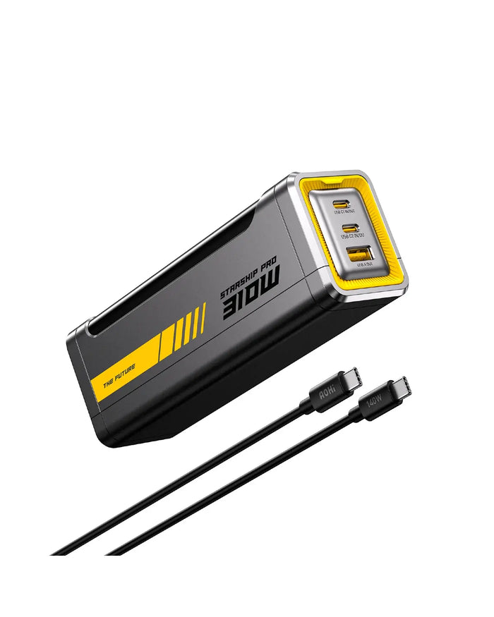 AOHI Die Zukunft Starship Pro PD3.1 310W 20.000mAh LED-Display Power Bank mit 240W C-C Kabel